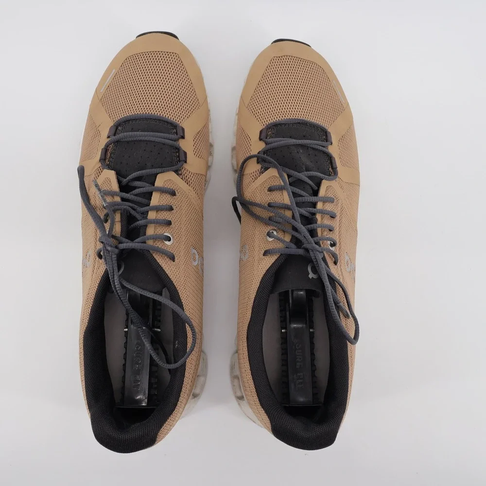 On Cloud 5 CloudTec Running Shoes Chai Magnet Tan Mens Size 12 Sneaker